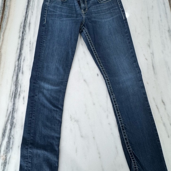 BKE Women's Dark Blue Skinny Jeans - Picture 5 of 6